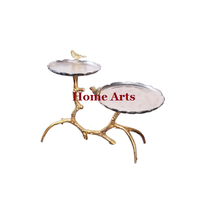 Support à gâteau en aluminium de conception nouvelle, taille personnalisée, forme ronde, support à fruits pour fournisseur en gros - Product Image 2