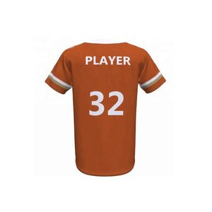 Maillot de baseball imprimé OEM pour hommes et maillots de baseball respirants avec design américain, design personnalisé, maillot pour hommes et vente en ligne - Product Image 6
