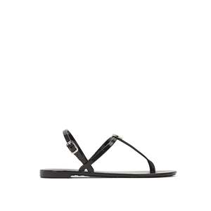 Sandalias Valentino Jally con Tacón y Detalle en V en Negro - Product Image 1