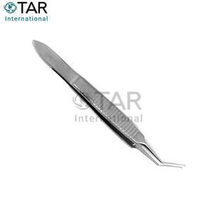 Pinzas de capsulorrexis Gimbel de alta calidad para cirugía oftálmica, instrumentos médicos quirúrgicos oculares de punta fina de acero inoxidable para cataratas - Product Image 6