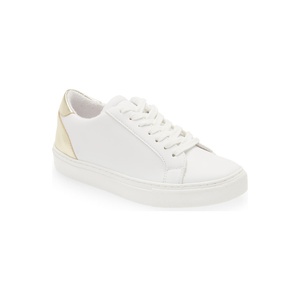 Sneaker Steve Madden Ravia Court Bianco/Argento Taglia 7 - Product Image 1