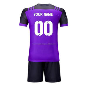 Camiseta de fútbol personalizada de alta calidad profesional, uniforme de fútbol transpirable de secado rápido para hombres, diseño de ropa de fútbol - Product Image 2