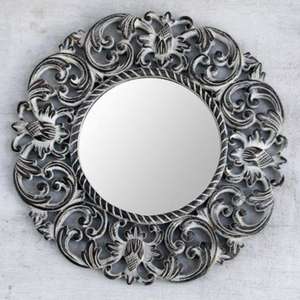 Luxury Antique Design <b>Wooden</b> <b>Mirror</b> <b>Frame</b> with Rustic Charm for Enhancing Farmhouse-style Home Decor - Product Image 3