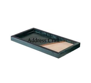 Bandeja de servicio de resina MDF de material ecológico del mejor vendedor, bandejas de servicio para restaurante, hogar, Hotel, diseño moderno, bandeja de mármol personalizada - Product Image 3