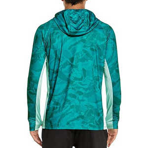Nouveau design Sublimation respirant séchage rapide vêtements de pêche hommes léger chemises de pêche à manches longues pêche à capuche - Product Image 2