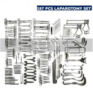 Ensemble d'instruments chirurgicaux de laparotomie 197 pièces d'excellente qualité - Product Image 3