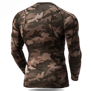 Protège-éruptions personnalisables entièrement par sublimation pour hommes Protège-éruptions cutanées respirant avec logo personnalisé et imprimé Sports Running Fitness Compression - Product Image 2