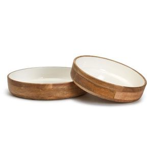 Nouvel arrivage de vaisselle en bois de cuisine bol à riz créatif grands bols à soupe à salade solides en bois d'acacia et de manguier - Product Image 2