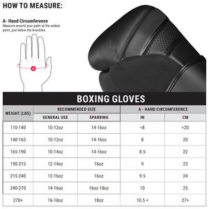 Gants de boxe d'entraînement professionnels avec sangles Velcro réglables pour un ajustement sûr et un soutien du poignet - Product Image 6