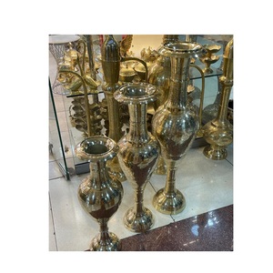 Modern Design Handmade Metal Brass Flower <b>Vase</b> Floor <b>Stand</b> for Wedding Party Decorations Manufacturer Wholesale - Product Image 2