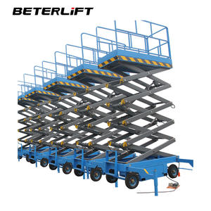 Мобильная ножничная подъемная платформа BETERLIFT 500 кг для высотных работ, с аккумуляторным питанием, одобренная CE - Product Image 3