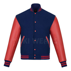 Diseñe su propio producto Letterman Jacket Contraste de color Casual Wear Men Letterman Winter Jacket - Product Image 1