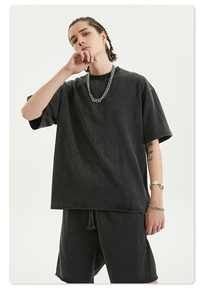 Sudadera de tela de algodón y poliéster con logotipo imprimible personalizado de nuevo estilo, camiseta de gran tamaño para hombre/mujer, camisetas unisex personalizadas - Product Image 6