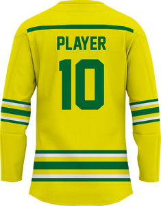 Ensemble de maillots de hockey sur glace adultes en polyester réversible sur mesure porter avec nom d'équipe imprimé pour adultes - Product Image 3