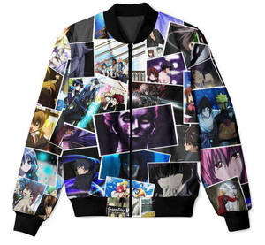 Logotipo personalizado y diseño de sublimación chaqueta al aire libre impermeable a prueba de viento estilo universitario chaquetas de Bombardero - Product Image 3