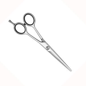 Ciseaux de coiffure de qualité supérieure Ciseaux de coupe de 5 pouces Ciseaux de coupe de cheveux pour bébé en acier et métal polonais - Product Image 4