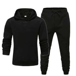 Sweat-shirt et pantalon de survêtement personnalisés avec logo pour hommes et femmes, décontractés, lourds, unis, pour les sports d'hiver, la salle de sport, le fitness, 100% coton - Product Image 5