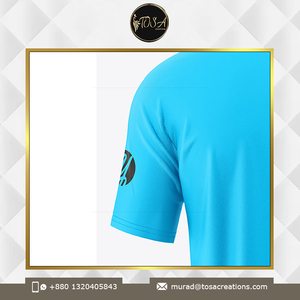 Media manga de hombre de punto por ordenador de alta calidad para Polos Diseño de lujo Estilo occidental Logotipo personalizado Precio de mercado sólido - Product Image 4