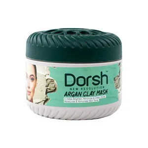 DORSH аргановая глина для ухода за кожей, средство для глубокого очищения и очищения 400 гр высокого качества премиум-класса из индейки