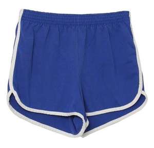 Shorts Deportivos Casuales de Cintura Alta para Mujer, Elásticos en 4 Direcciones, de Secado Rápido, 100% Algodón Transpirable, Color Liso, Novedad de Verano - Product Image 1
