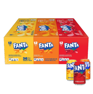Botellas de refresco sin cafeína Fant-a sabor naranja de 12 onzas, paquete de 6 botellas - Product Image 6