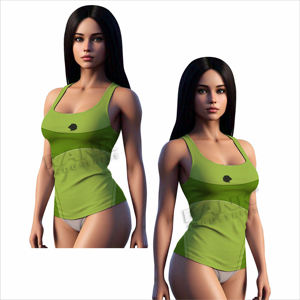 Camiseta sin mangas para mujer con ajuste cómodo Ideal para uso en el hogar y al aire libre Camiseta sin mangas acanalada para mujer Camisa ajustada sin mangas - Product Image 4