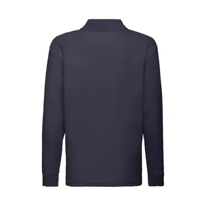 Custom Kids <b>Polo</b> <b>Shirts</b> 65/35 <b>Long</b> <b>Sleeve</b> for Merchandising & Promotions - Product Image 2