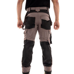 Pantalon de travail cargo industriel robuste pour homme, pantalon de travail multi-poches durable pour usine - Product Image 2