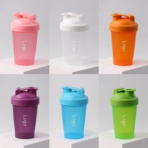 Bouteille de sport personnalisée avec logo, shaker à protéines 400 ml, sans BPA, pour la gym, cadeau, gourde de sport - Product Image 3