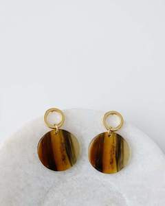 Boucles d'oreilles pendantes en corne de buffle de haute qualité, faites à la main en Inde, pour femmes, design bouclé, pour mariages, artisanat naturel - Product Image 4