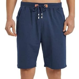 Bermudas deportivas informales para hombre más vendidas, secado rápido, Color piedra, cierre con cordón, patrón sólido, método de tejido de punto - Product Image 3