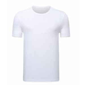 Camiseta de talla grande de algodón 100% de alta calidad para hombre, camiseta bordada informal transpirable con estampado sólido a buen precio - Product Image 3