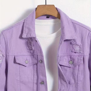 Nueva Chaqueta de Lona de Invierno Elegante para Hombre, Color Morado, Calefactable, Cortavientos, Transpirable, Talla Grande con Bolsillo - Product Image 3