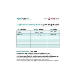 Pommeau de levier de vitesse pour Citroën Berlingo 3 - Product Image 3