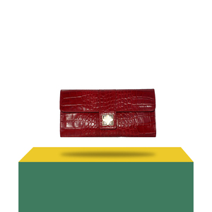 Wholesale Attractive Pure Patterned Leather Clutch Bag Maroon Compact Size Women Evening <b>Small</b> <b>Handbag</b> Stylish Party Use - Product Image 2