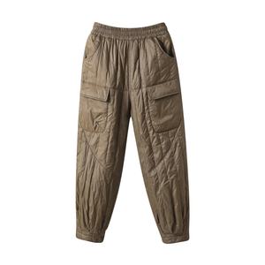 Pantalones Cargo Distressed Personalizados para Hombre, Estilo Baggy, Cálidos, de Lona Verde Menta, Marca India China, Camuflaje, Color Negro/Negruzco - Product Image 1
