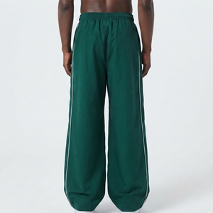 Pantalones Deportivos Anchos para Hombre, Color Personalizado, Cintura Elástica con Cordón, Franja Lateral, Casuales, de Lona, Transpirables, Antiestáticos, de Peso Medio - Product Image 5