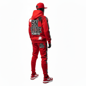 Chándal con Capucha de Diseño Personalizado, Colección de Invierno, Color Sólido, Unisex, Servicio OEM, Buen Precio, Transpirable, 100% Algodón - Product Image 5