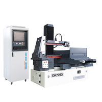Mesin Potong Kawat CNC EDM DK7763 Kecepatan Tinggi Otomatis untuk Inti Pompa Bantalan Motor Presisi 0.01mm Kecepatan Pemrosesan 160mm/menit Ruite