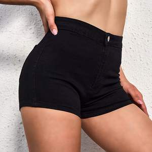 Jeans Shorts Womens High Waisted <b>Stretchy</b> Sexy Butt-Lifting Hot Denim Shorts 70%Cotton, 28%Polyester, 2%Spandex shorts - Product Image 4