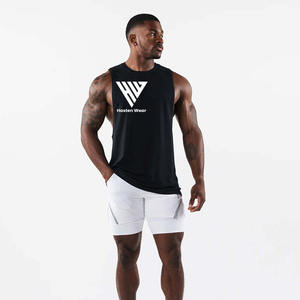 Vente en gros de débardeurs de sport personnalisés pour hommes, vêtements de musculation, débardeurs vierges pour hommes, débardeurs en coton sans manches, vêtements de rue - Product Image 2