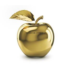 Patrón de moda llegada pájaro de Metal chapado en oro sentado en hojas y ramas diseñador aspecto atractivo escultura decorativa para el hogar - Product Image 3