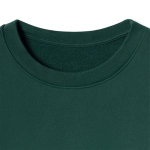 Sudadera de cuello redondo de lana para mujer con tela suave, perfecta para capas, descanso y ropa de calle informal - Product Image 3