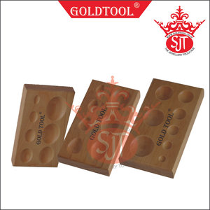 Portable Stainless Steel and Steel WoodenShapeDappingBlock Gold <b>Tool</b> - Product Image 1