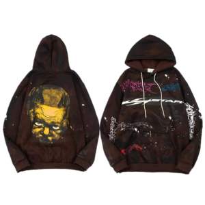 Vente en gros Streetwear Designer Sweats à capuche vierges Pull unisexe personnalisé Fabricants de sweats à capuche avec impression bouffante 3D Sweats à capuche pour hommes - Product Image 5