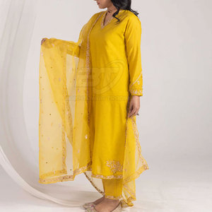 Traje Pakistaní de 3 Piezas con Diseño Personalizado Disponible, Conjunto de Vestido Tradicional para Mujer, Nueva Llegada - Product Image 2