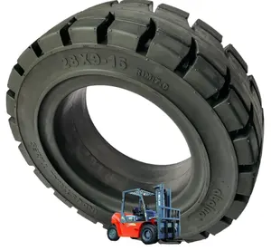 Pneu solide pour chariot élévateur Aboluo 28x9-15 RIM 7.0 pneus de haute qualité vente à chaud faible usure corée fabricant de technologie de chariot élévateur tir