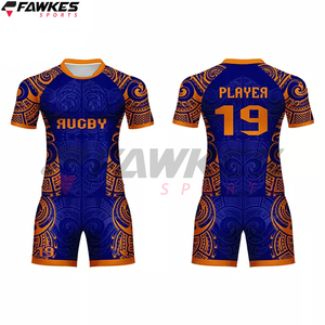 Sublimación al por mayor Tarifa Nuevo estilo Equipo Logotipo personalizado Imprimir Uniformes de rugby transpirables - Product Image 6