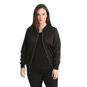 Chaquetas de Invierno Acolchadas con Cierre de Burbuja en Colores Sólidos de Fabricantes OEM, Chaquetas Bomber para Mujer, Precio de Mayoreo - Product Image 3