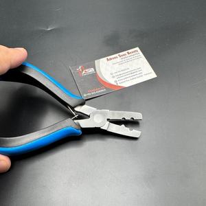 Outils d'extension de cheveux professionnels en acier inoxydable pince à presser et à écraser la kératine pour les extensions de cheveux - Product Image 2